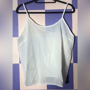 NWT ASOS Loungeable Seersucker Lightweight Cami in White - Size XL